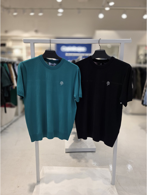 까스텔바작 로고 자카드 반팔 라운드 스웨터 골프웨어 골프복 골프 여름 26SS BGFMSW202