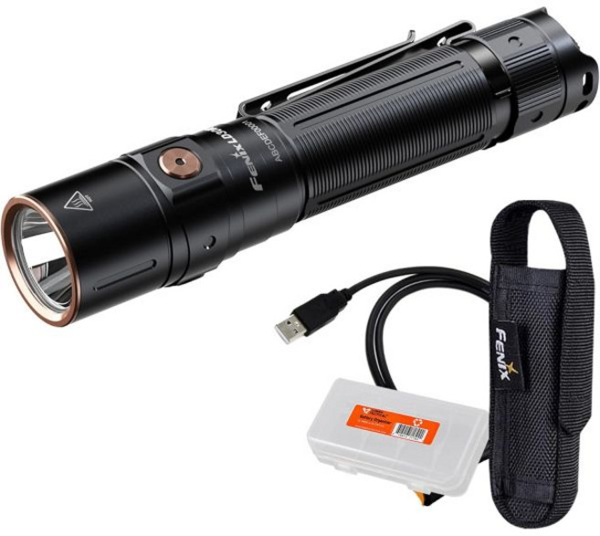 Fenix LD30R EDC 손전등 1700루멘 USBC 충전식 내구성 있는 포켓 클립 홀스터 및 정리함을 갖춘 일상적인 휴대용 컴팩트 전술 듀티 라이트, Fenix LD30R EDC 손전등 1700루멘 USB