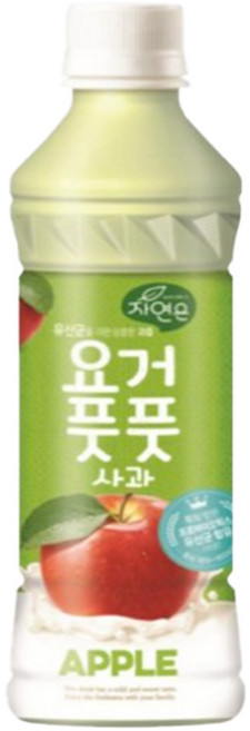 웅진 자연은 요거풋풋 사과 340MLX24P, 340ml, 24개