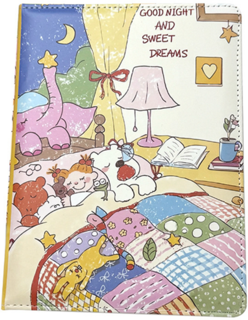 위캔바이 코코짱 가죽커버 일기장 만년 다이어리