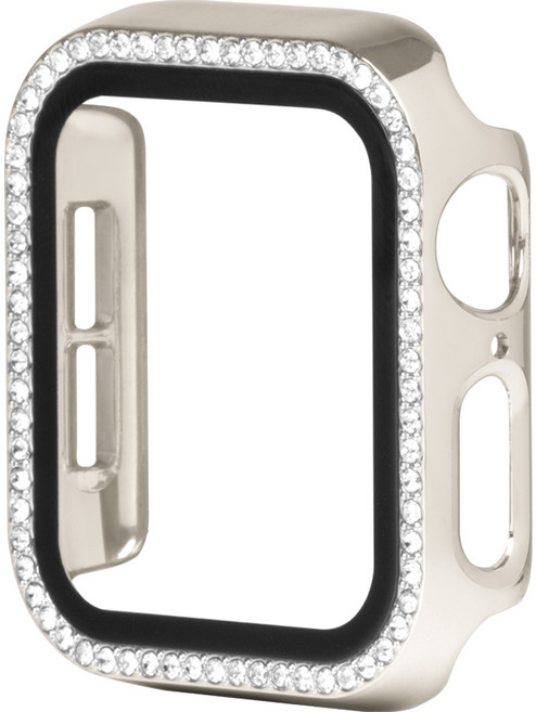 티엑스엘엑스 애플워치 큐빅 크리스탈 풀커버 케이스, 스타라이트, 1개