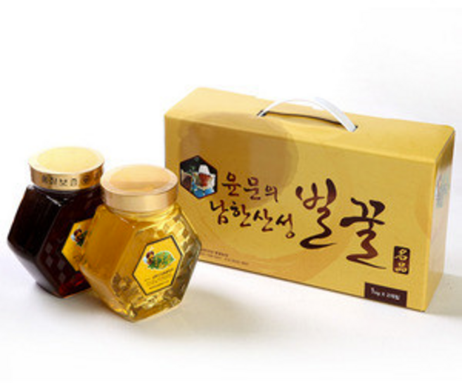 남한산성 벌꿀농장 남한산성벌꿀농장/아카시아꿀1.1kg+잡화꿀1.1kg=2종 고급 육각유리꿀병 (선물용/실속형) 인기상품/추천상품, 잡화꿀, 1개