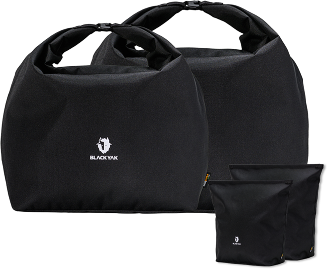 블랙야크 하드프리파우치SET (2개 한세트) 파우치백 2BYABXU932, BLACK