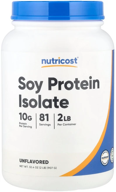 뉴트리코스트 Nutricost Soy Protein Isolate Unflavored 2 lb 907 g, 907g, 1개 - 쿠팡
