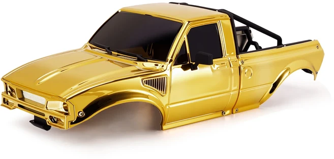 1/18 TRX4M 디펜더/브론코 RC 크롤러용 한정판 IR60 픽업 하드 바디(골드), 01 Unassembled Gold
