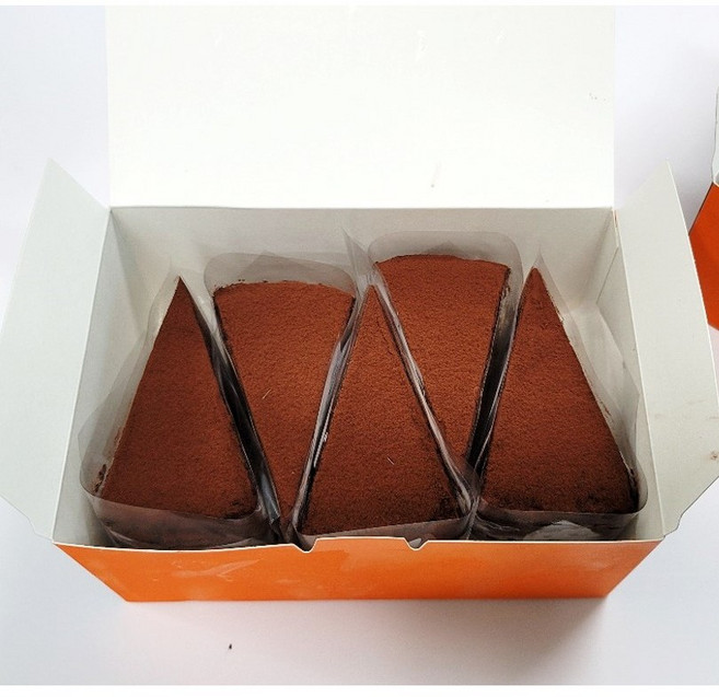 크레이프 조각케이크 ( 초코 690g 밀크 555g 동물성생크림), 1개