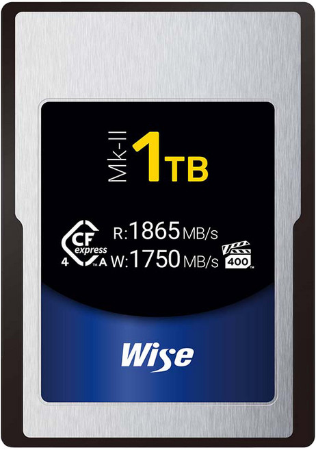 Wise CFexpress 4.0 Mk-II Type-A 高速記憶卡 1TB 256GB 512GB R:1865MB/s W:1750MB/s, 1個