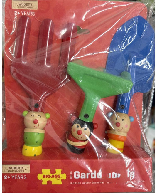 BIGJIGS Toys 木製造型園藝鏟子, 1個