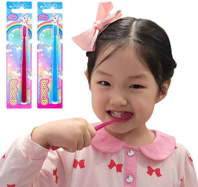 강남엄마들의 베베디 초콜릿도 잘 닦이는 칫솔, 반짝이블루, 1개입, 5개