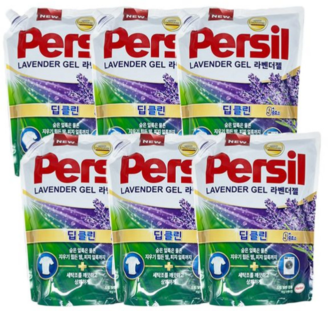 퍼실 라벤더 드럼 1.8L X 6개 (겸용)