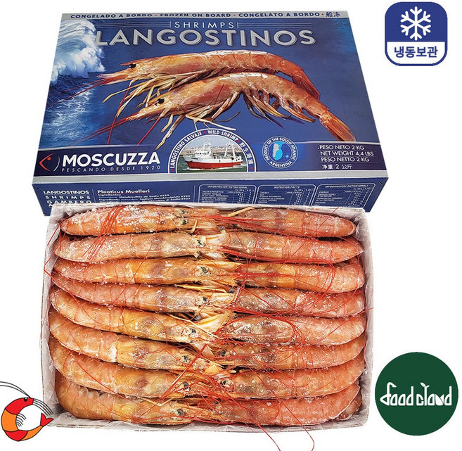 자연산 홍새우 2kg L1 특대 사이즈 아르헨티나산 왕새우, 1개