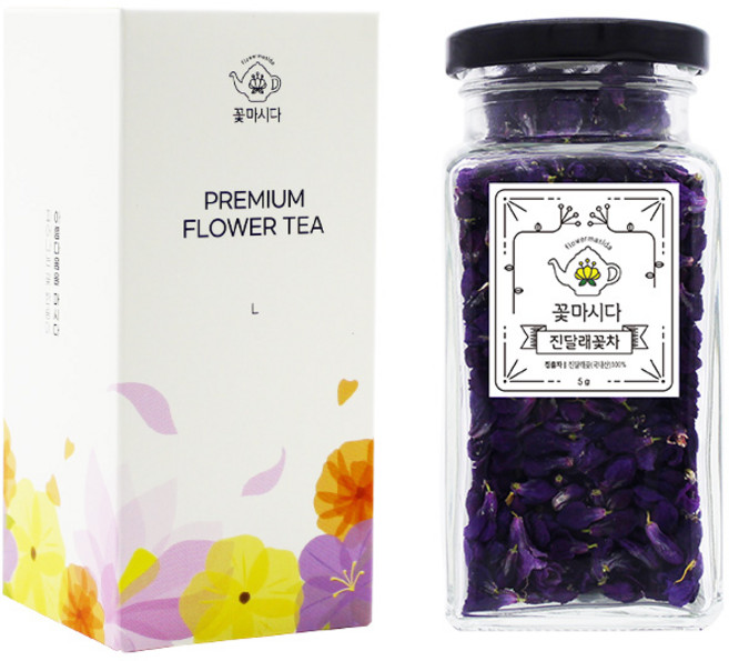 꽃마시다 진달래 꽃차 라지 5g, 1개, 1개입