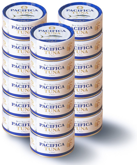퍼시피카튜나 황다랑어 참치캔 인 워터, 135g, 18개