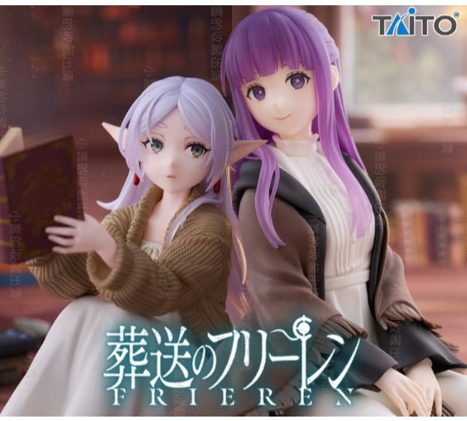 TAITO 景品 葬送的芙莉蓮 Desktop Cute 芙莉蓮 費倫 公仔 模型, 1個