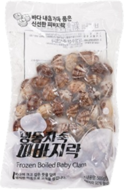 바이오로지스_대방수산 자숙 피바지락, 100개, 500g