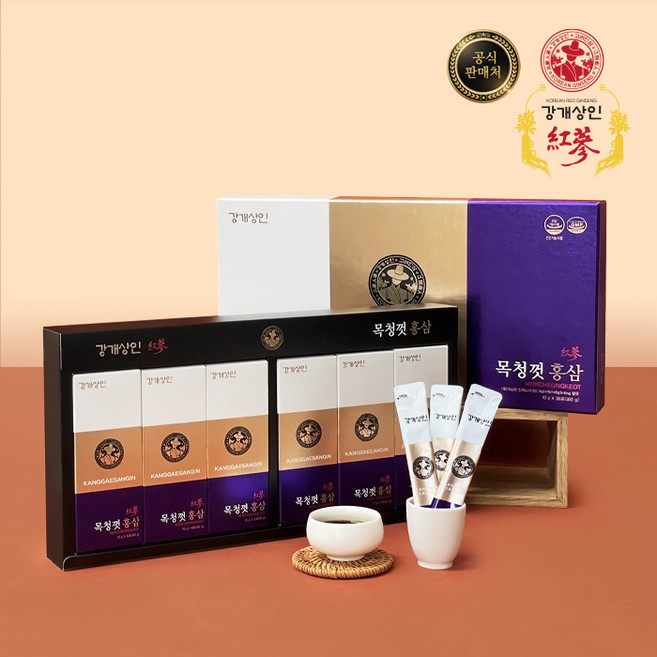 강개상인 목청껏 홍삼(10g x 36포) 스틱형 도라지 배농축액 함유 하루 한 포, 10g, 1