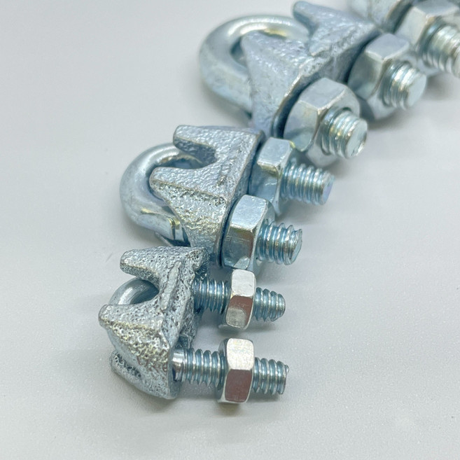 와이어클립 와이어로프 클립 주물 스텐 유볼트, 주물 와이어클립, 3/8, 1개