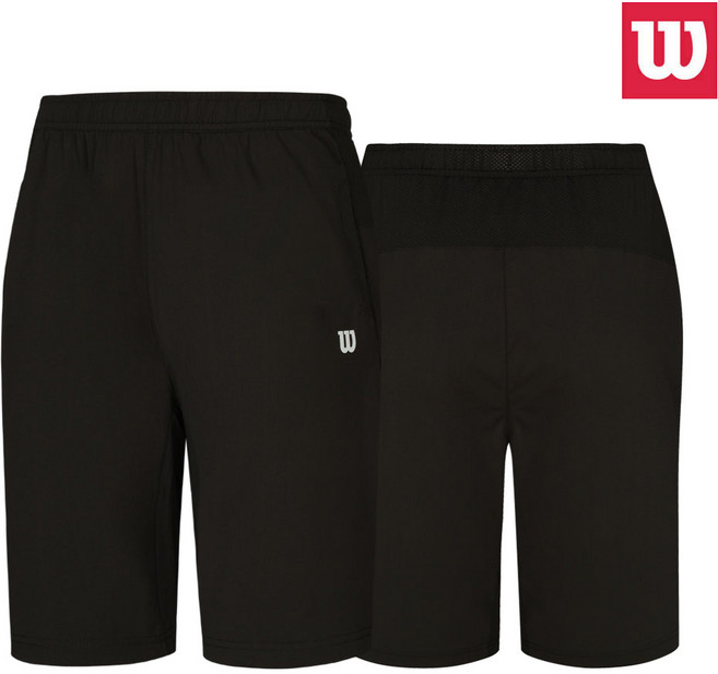 (JG)윌슨 공용 스판 5부바지 6321 블랙 반바지 배드민턴복 테니스복