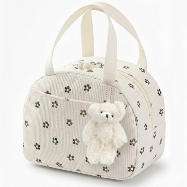 잇츠타임 도시락 보냉팩 보온보냉가방 쿨러백, 1개, 꽃
