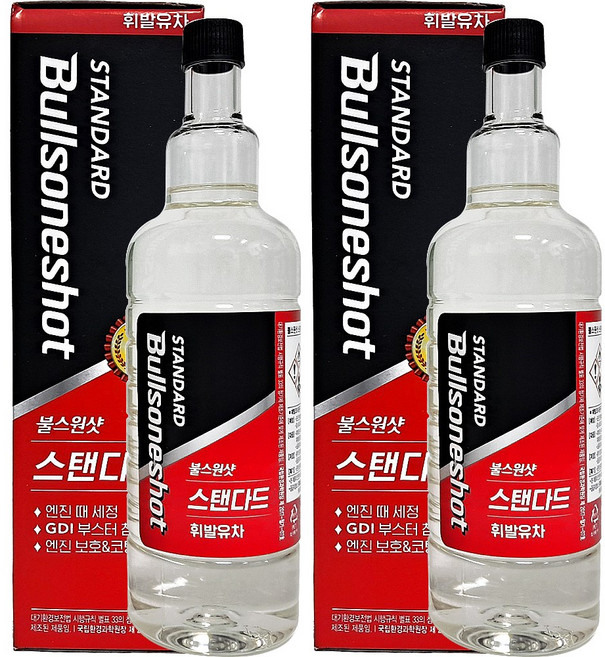 불스원 불스원샷 스탠다드 연료첨가제 가솔린 500ml, 2개, 가솔린/휘발유