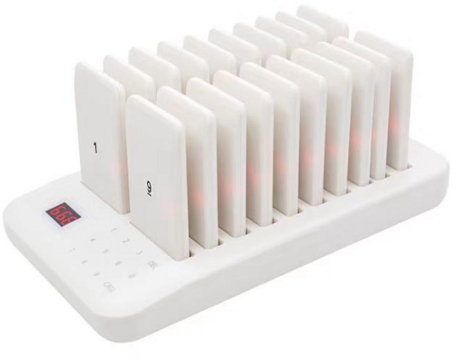 픽업 순서 진동 벨 대기 번호 순번기 알림 식당 콜, 1개, 화이트 1-12