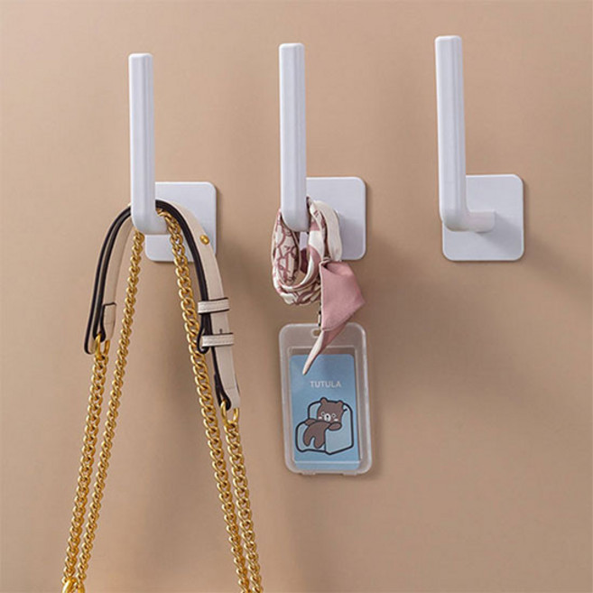 다용도 만능 스틱 홀더 키친타올걸이 부착형, 화이트, 4개