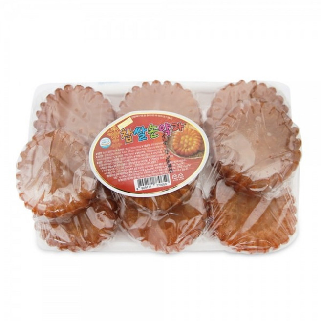 농소리 찹쌀손약과 450g 50g 9개입 장인 전통약과 달콤한 한과 어른 간식 명절, 1g, 1개