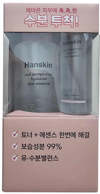 한스킨 리얼컴플렉션 히알루론 스킨 에센스, 1세트 - 쿠팡