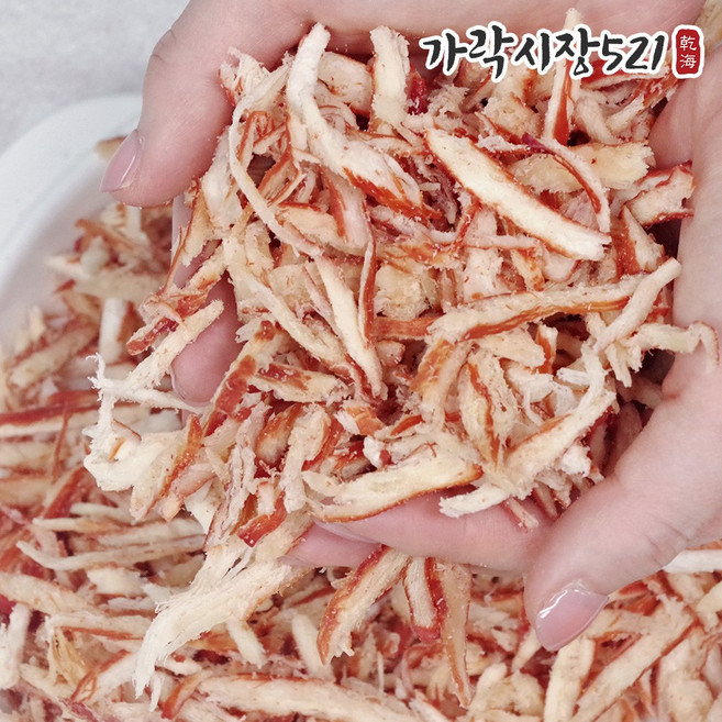 가락시장521 국내가공 홍진미채 파지 오징어진미채, 1kg, 1개