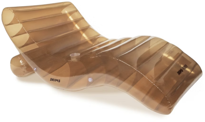 [SKIMS] 스킴스 펀보이 물놀이 체이즈 라운저 플롯 의자 벤치 튜브 skims funboy CHAISE LOUNGER FLOAT, 1개, siena