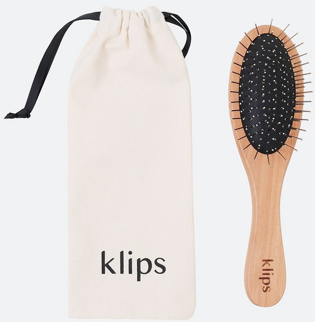 클립스 가발전용 우드브러쉬 헤어관리용품, 1개