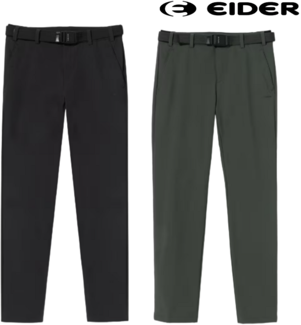 [백화점발송] 아이더 여성 바지 봄 간절기 벨트포함 스트레치 허리밴딩 활동성 편한 슬림핏 트레킹 팬츠 일상 외출 등산 캠핑 골프 여행 운동 아웃도어 하의