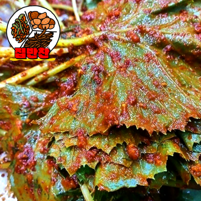 아삭하면서도 은은한 쌉싸름함이 어우러진 개운한 식감의 머위김치, 1박스, 500g