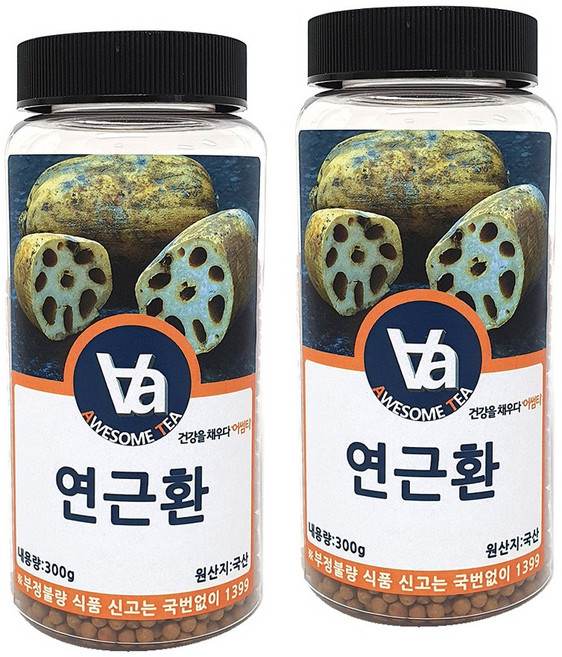 어썸티 국산 연근환, 2개, 300g