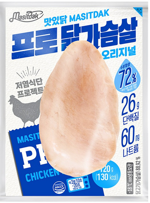 [랭킹닭컴] 맛있닭 프로 닭가슴살 120g, 100개, 04_100팩