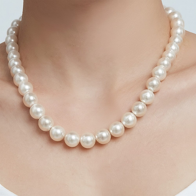 레베르 데일리 여성 클래식 진주 베이직 패션 목걸이