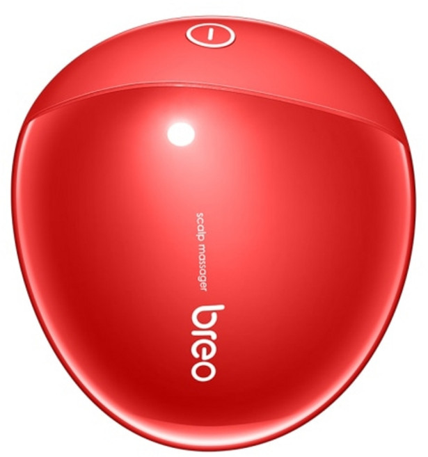 두피 마사지기 두피 관리기 머리 마사지 breo 미니 ipx7 방수 전기 무선 모발 성장 건강 관리 헤드, 전원 케이블, 1개