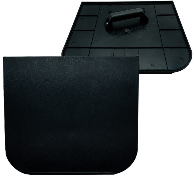 미장판 다용도 빠대판 흙판 받이 고대판 퍼티판 핸디코트, 흑색, 2개