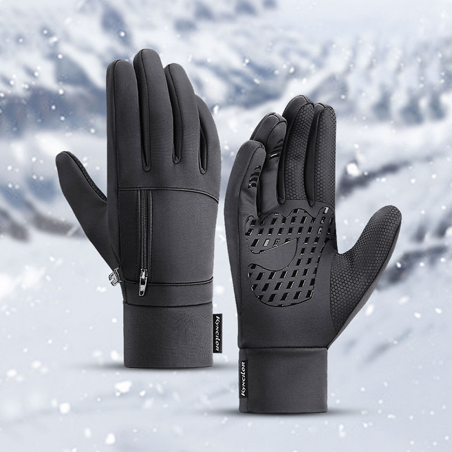 리볼브 자전거 기모 방수 방한 등산 장갑