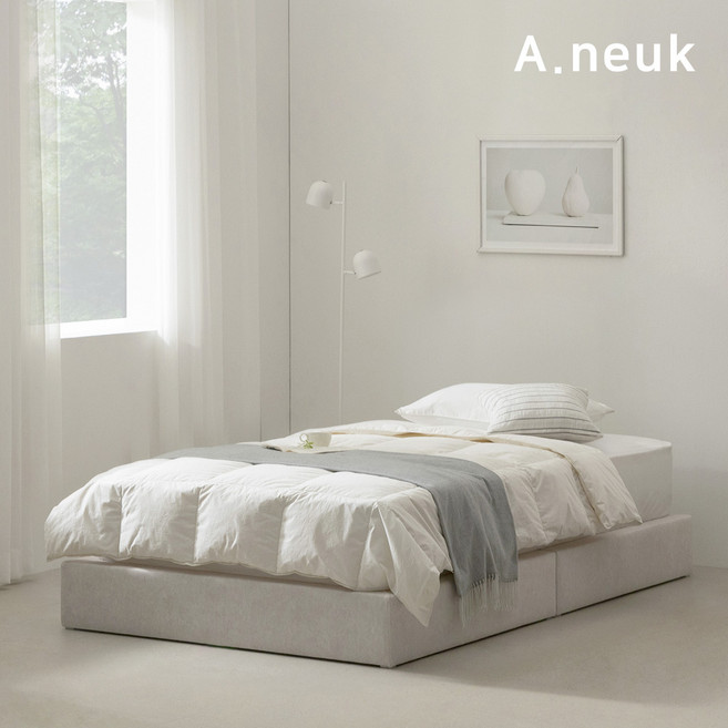 아늑 스테이 파운데이션 프레임 패브릭 침대 슈퍼싱글