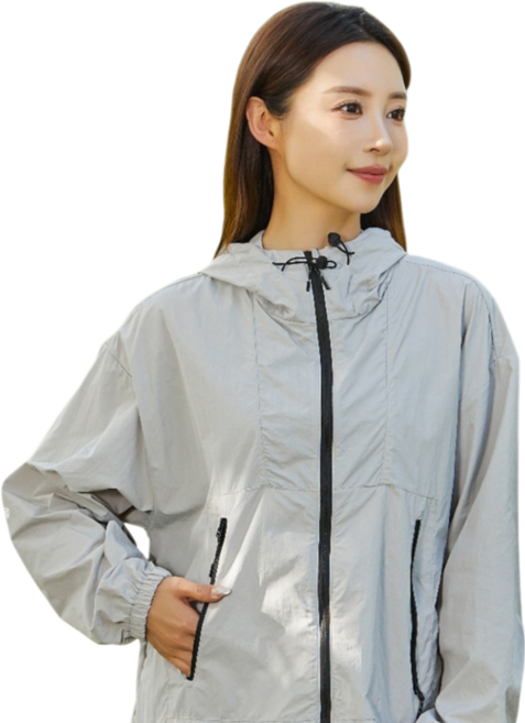 남녀공용 초경량 자외선차단 바람막이 후드집업 아웃도어 등산 재킷