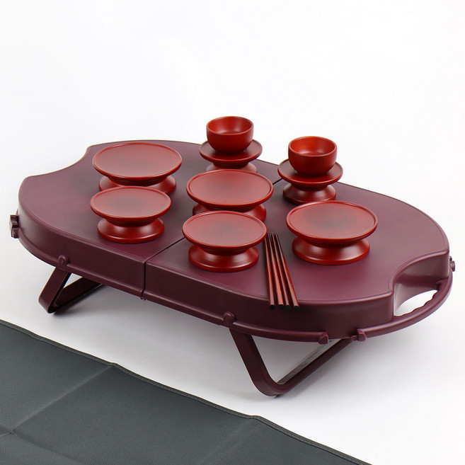 포메리트 휴대용 물푸레 원목 제기세트 13p, 1세트