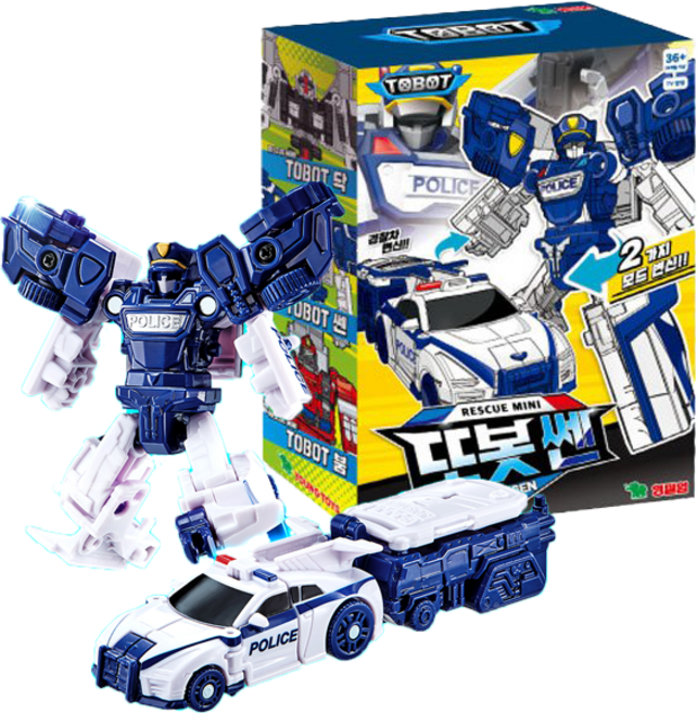 영실업 레스큐 미니 또봇 쎈, 1개, 혼합색상