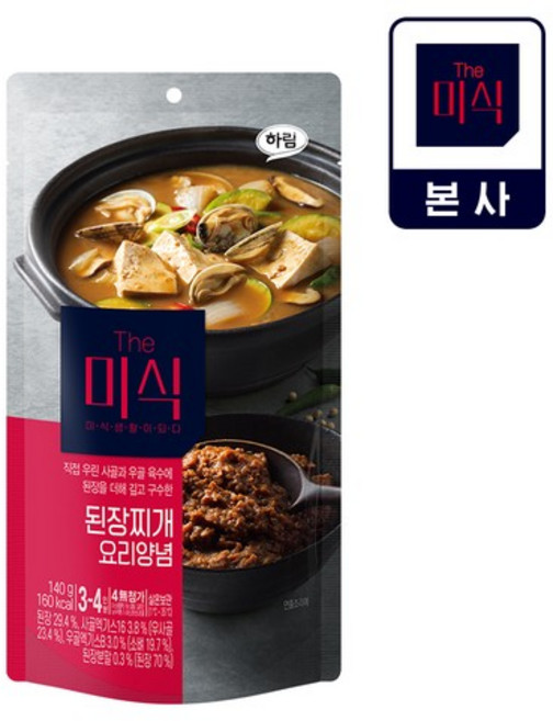 더미식 된장찌개 양념, 140g, 1개