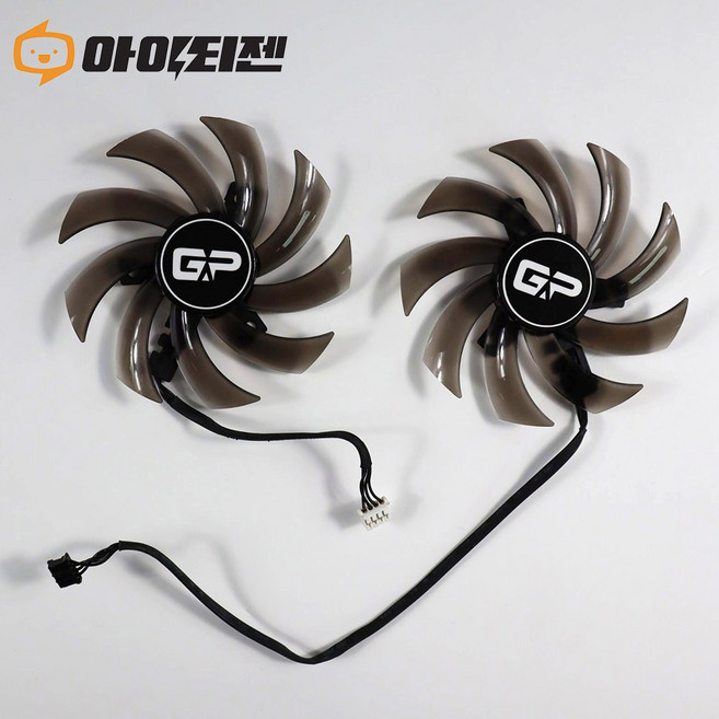 이엠텍 PALiT GTX 1660 Ti SUPER RTX 2060 2070 그래픽카드 팬 수리 교체 쿨러 GA91S2U-PFTF