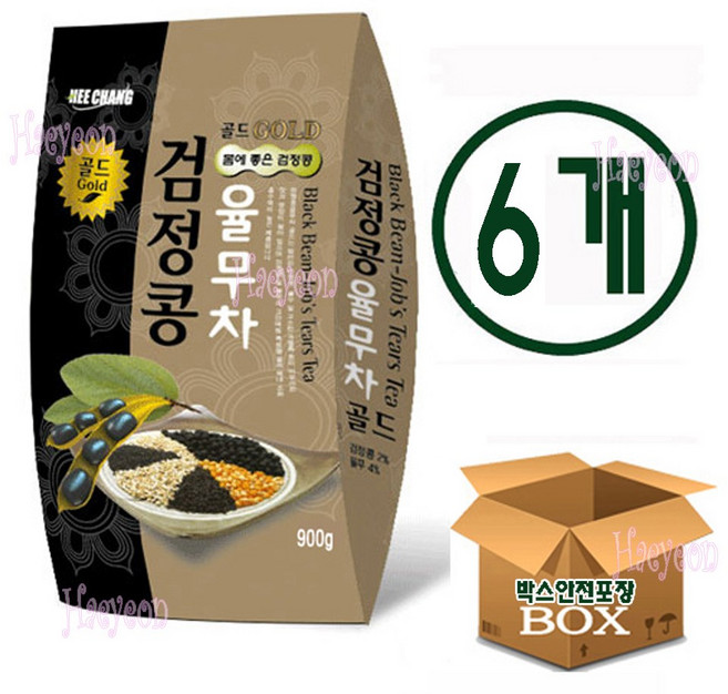 희창 검정콩 율무차 골드, 900g, 6개, 900g