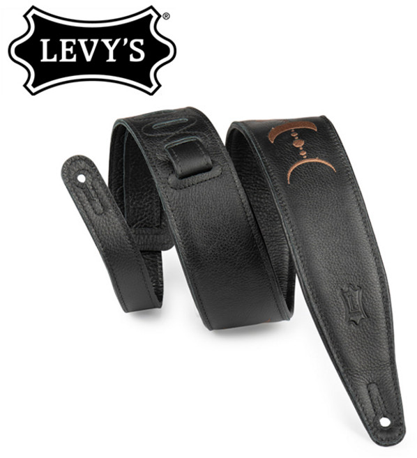 레비스 Levys Moon Phases 스트랩 (MG317MP-BLK-BRN), 1개, MG317MP-BLK-BRN