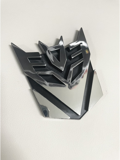 차량 도마뱀 악마 트랜스포머 3d거미 엠블럼 스티커 뱃지., 세모트랜스포머, 1개