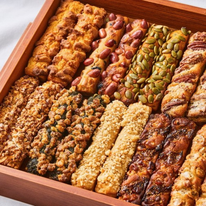 [두부휘낭시에 6종세트] 수제 비건쿠키 글루텐프리 백화점 개별포장 과자 크래커 쿠키, 1세트, 45g