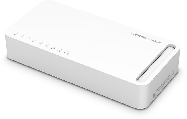 ipTIME 8포트 스위칭 허브, H8008, 1개